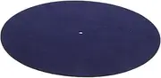 Turntable Mat Felt Disc Pad Vibration Vinyl for Record Players Navy Felted Record Pad for Stable Sound and Noise Reduction Portable Turntable Platter Mat