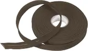 sourcing map 3/4 Inch Single Fold Bias Tape Polyester Continuous Bulk Bias Tape for Sewing, Seaming Quilting Hemming Binding Crafts (Brown 25 Yards)
