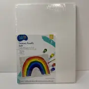 Hello Hobby Canvas Panel 3 Panels 9"X12" 100% Cotton Easy To Frame G-15