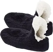[ROMISBABA] Fuzzy Socks for Women Non Fleece Lined Slippers Soft Plush Indoor Socks Warm Socks for Comfortable Fuzzy Slippers