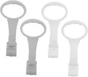 GREENADSCAPE 2 Pairs Portable Crib Hanging Pull Rings Stand Up Exercise Tools for Boy Girl Durable Hand Rings for Walking Training Confidence Building Grey