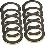 10 Rolls Self Adhesive Caulk Strips for Kitchen Bathroom Waterproof Patch Seal Tape
