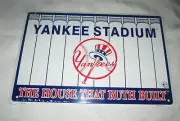 NEW YORK YANKEES - YANKEE STADIUM METAL SIGN #6 - NEW