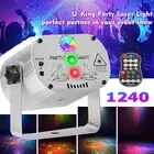 1240 Patterns LED Party Laser Lights Projector RGB Disco KTV Club Stage Light