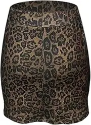 [STKARCV] Style Elastic Waist Half Skirt, Hip Hugging High Waist Short