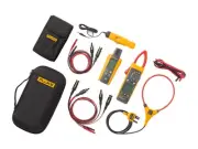 FLK-393-IRR-PVLEAD - Fluke 393 FC CAT III 1500 V Clamp Meter, IRR1 Irradiance