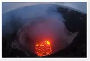 Kilauea Volcano Overlook Crater Summit Lava Lake 2018 Silver Halide Photo