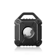 Black Apple AirTag Protective Case Waterproof TPU Cover Air Tag Tracker Loop Holder