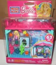 BARBIE...2014 MEGA BLOKS 63 PCS BUILD'N PLAY, UNDERWATER COVE...NRFB