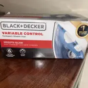 BLACK+DECKER IR20V: Variable Control Compact Steam Iron - Non Stick Steam Burst