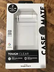 NEW Case-Mate Tough Clear Slim Antimicrobial Case for Google Pixel 6 (6.4") ONLY