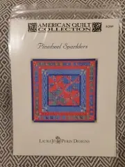 Laura J Perin Designs Pinwheel Sparklers Needlepoint Pattern American Quilt