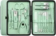 lskdnrufh Manicure Kit for Foot Renovation, Sharp Scissors, Nail Clipper Set, Men's Nail Clipper Set, Nail Kit for Home Original Nail Clippers Set (Green)