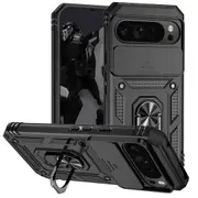 For Google Pixel 9 Pro Case, Camera Shielding Cover, Black