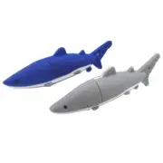16GB Gray Blue Gray Shark Fish Model USB Flash Drive Thumb Memory Stick Gift