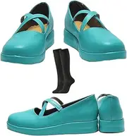 [Hauioe] Kusanagi Nene Cosplay Shoes Kusanagi Nene Cosplay Boots Project Sekai Cosplay Halloween Blue