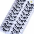Wsipy 3D Faux Mink Hair Thick Long False Eyelashes Eyelashes Extension Tools