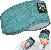 Sleep Headphones Bluetooth Sports Headband, Wireless Sports Headband Headphones with Ultra-Thin HD Stereo Speakers Perfect for Workout,Jogging,Yoga,Insomnia,Side Sleepers,Air Travel,Meditation(Green)