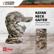 Hunters Element Kayan Neck Gaiter Desolve Veil Camo Balaclava Face Mask Shield