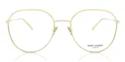 Saint Laurent SL 484 003 Men's Glasses Gold Size 53 - Private Health Rebate - Blue Light Block Available