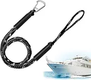 Boat Ropes for Docking with Loop | Anchoring Rope Dock Lines with Clip,Marine Security Kayak Anchoring Products for Pontoon Rafting Watercraft Canoe Motorboats