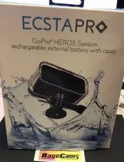 EcstaPro Sabrent Gopro Hero5 session extended battery pack W/cases H2O GP-KT5S