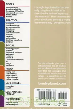 Lonely Planet Italian Phrasebook