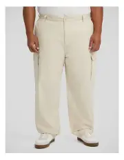 [Johnny Bigg] Relaxed Fit Cargo Pant in Chalk