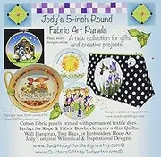 5in Round Nativity Pre-Printed Fabric Panels, Multi