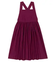 [Bonpoint] Bonpoint Gladys cotton dress Y 10 purple