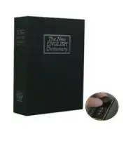 Book Safe 3-Digit Combination Lock English Dictionary Diversion Safe Stash Spot