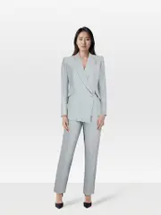 Blue Blazer & Trousers Suit Set