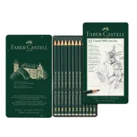 在飛比找momo購物網優惠-【Faber-Castell】輝柏 9000高級素描鉛筆 2