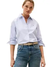 [Tommy Hilfiger] Relaxed Fit Oxford Shirt in Blue
