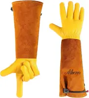 Gardening Gloves for Men & Women, Rose Pruning Gloves, Adjustable Cuff - Gard...