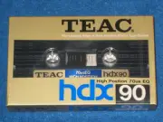 TEAC HDX90, High Bias Position Blank Cassette Tape, Made in Japan, Sealed