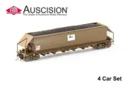 Auscision (NCH-83) NHVF Coal Hopper, Wagon Grime with Faded L7 - 4 Car Pack