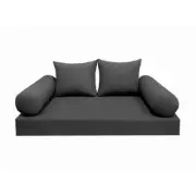 *COVER ONLY*-Style 4 Daybed Mattress Bolster Pillow Covers Knife Edge Twin-AD003