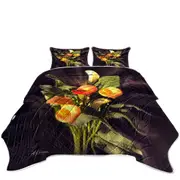 Fine Art Flower Bloom Orchid Coverlet