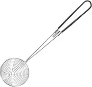 Ergonomic Spider Strainer Spoon Stainless Steel Mesh for Wok Kitchen Spider Pasta Scoop Hot Pot Restaurant