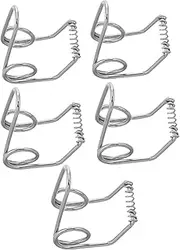 Sosoport 5pcs Trumpet Spring Tool Valve Parts for Brass Instruments Durable Plated Spit Valve Springs Easy Installation Trumpet Drainage Accessories