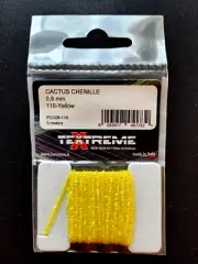 CACTUS CHENILLE - YELLOW - 0.8mm - 3M - Textreme - Fly Tying Material - NEW!