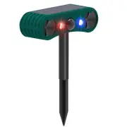 Solar Outdoor Motion Sensor Alarm: Upgraded Ultrasonic Solar Infrared Inducti...