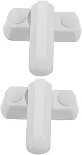 Generic 2pcs Shaped Trailer Folding Table Lock Clips Durable Zinc Alloy Buckles for Rvs Commercial Vehicles Outdoor Cabinet Boards Easy Installation