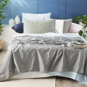 Park Avenue King Single Bed Sheet/Pillowcases 500TC Bamboo Cotton Bedding Mid BL