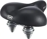 Selle Royal Manhattan 6491 City Touring Bicycle Saddle with Gel Inlay and Suspension Springs Black