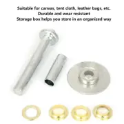 103Pcs Iron Galvanized Tent Grommet Washer Installation Tool Set Assortment Kit