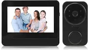 New Wireless Video Doorbell Camera,Doorbell Intercom System with Monitor, Outdoor Video Doorbell,Two Way Voice for Home +Surveillance,HD Camera Night Vision