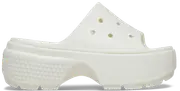 Crocs Stomp Slide; Chalk, W10/M8