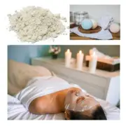 WHITE CLAY 100gm Add to Soap, Skin Care Base MASKS, froths soap, creamier